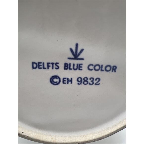 Delft Blue Ceramic Hand Painted Blue Mug/Stein Sailing Boat/ Windmill - Picture 5 of 6